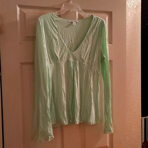 Banana Republic long sleeve T with empire neckline